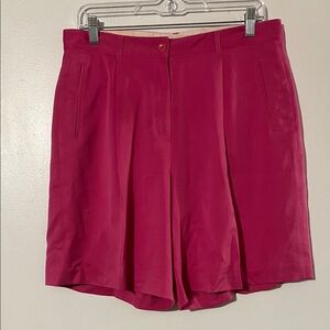 Tommy Bahama hot pink 100% silk shorts